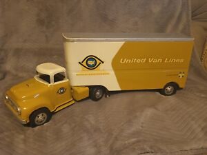 Vintage 1957 Tonka United Van Lines Original Private Label Semi Truck SCARCE!