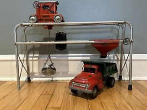 Vintage Tonka Aerial Sand Loader Set with Dump Truck ORIGINAL WORKS