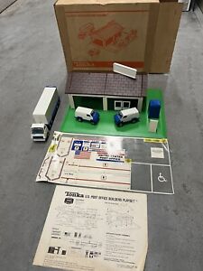 Tiny Tonka U S Post Office Builders Playset 5140 In Original Box near mint cond