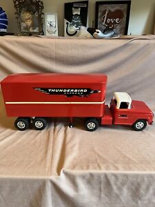 VTG 60’s Tonka Thunderbird Express Semi Truck & Trailer Super Clean Tonka Toys
