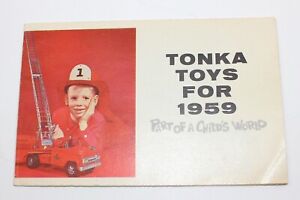 Tonka Toys 1959 Lookbook in Excellent Condition Regular, Jeeps, Fire Trucks