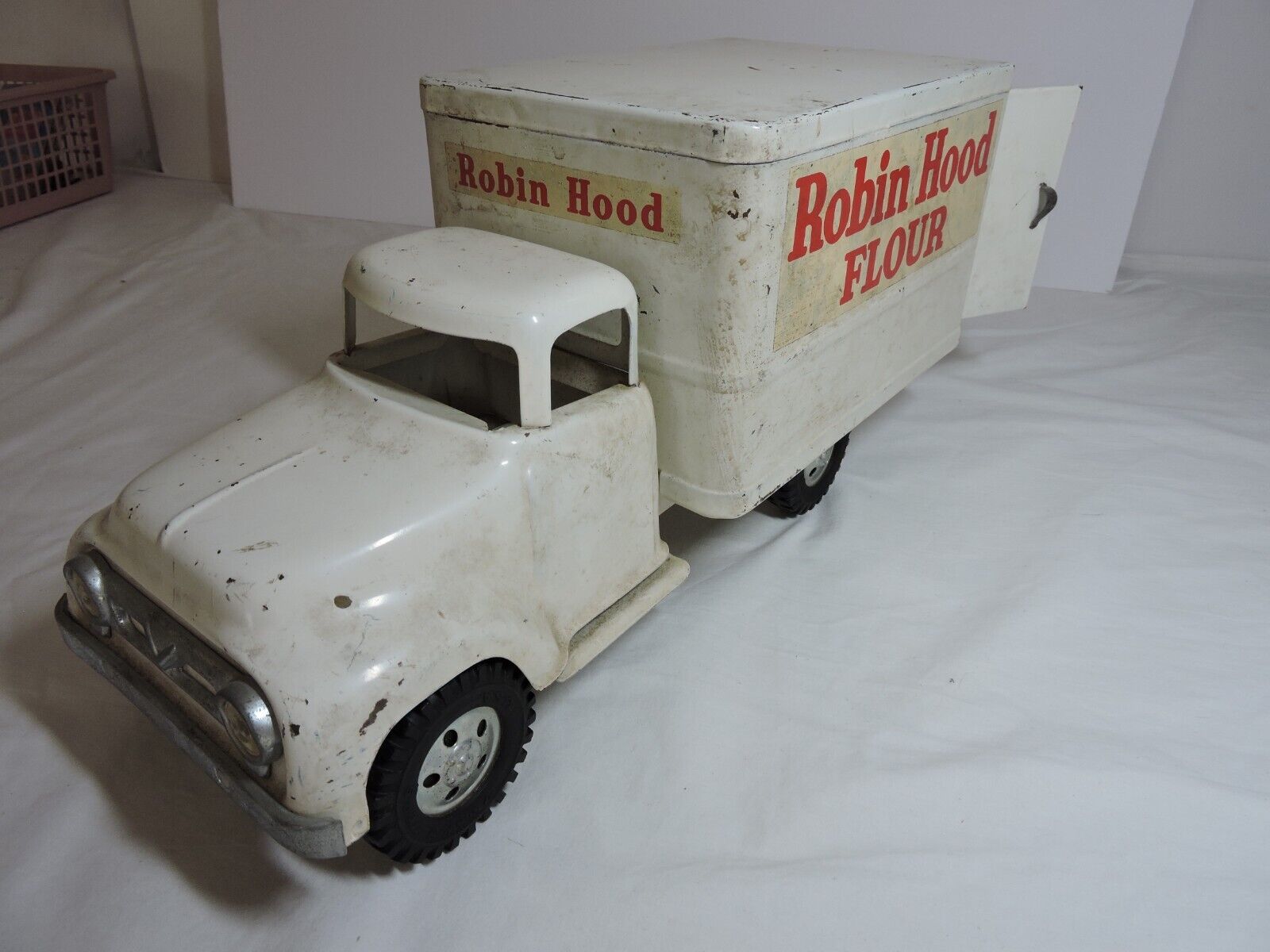 Vintage Pressed Steel Tonka Toy Delivery Truck - Robin Hood Flour