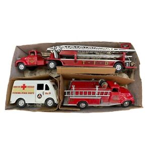 1957 Tonka Toys Vintage B-212 Fire Department Set-NEW IN BOX