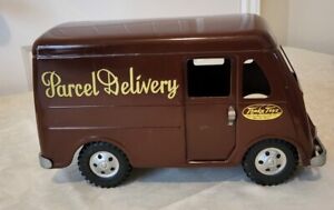 RARE VINTAGE Original TONKA Pressed Steel Parcel Delivery Metro Van Toy Truck