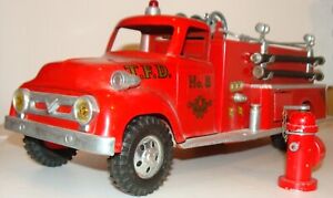 RARE 1956 TONKA Fire Pumper Truck 1 OF 100 SALESMAN SAMPLE w/BULLET TAILLIGHTS