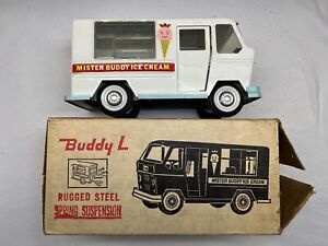 1964-1965 Buddy L Mister Buddy Ice Cream Van With Original Box Nice Condition