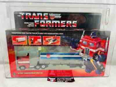 Transformers Original G1 AFA 85 Optimus Prime MISB 85/90/90 Sealed