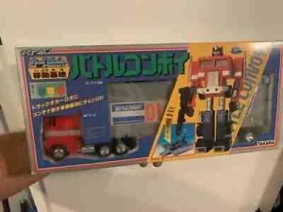 Takara Diaclone Battle Convoy 1980's Vintage Transformer Optimus Prime Japan NiB