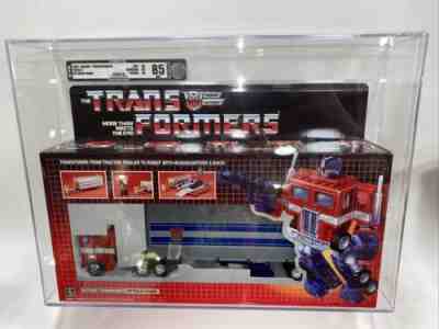 Transformers Original G1 AFA 85 Optimus Prime MISB 80/85/90 Sealed Gen 1 1984