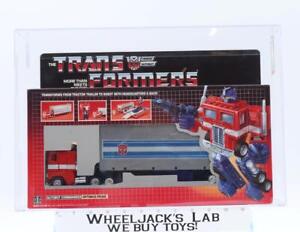Optimus Prime AFA 85 80/90/90 Factory Sealed G1 Transformers 1984 Hasbro Vintage