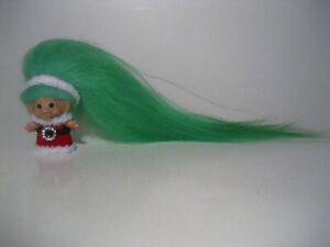 New ListingVTG 1960'S S.H.E DAM PENCIL TOPPER TROLL ORIGINAL GREEN SPIRAL EYES NEW MOHAIR G