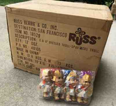 RARE - New Unopened Vintage Cases of Several Trolls (see description)