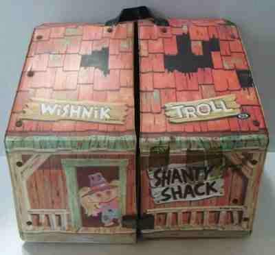 Vintage Wishnik Uneeda Troll Shanty Shack Carry Case House Viny Playset  *READ*