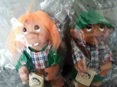 Rare Dam trolls Nins And Nina Limited Edition Of 500 Pairs HTF