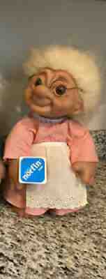 Norfin Thomas Dam 1977 Troll Doll grandma 14â? troll