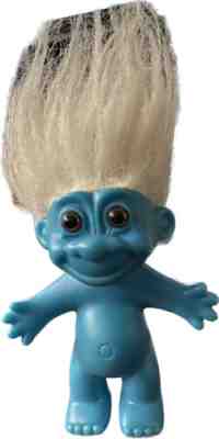 1 Of A Kind Blue Troll Doll