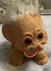 Vintage Dam Things Elephant TROLL 1964 Amber Eyes 6”