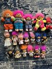 Vintage Russ Troll Dolls Lot Of 18 Figures Plush Granny Grandpa GUC 90s