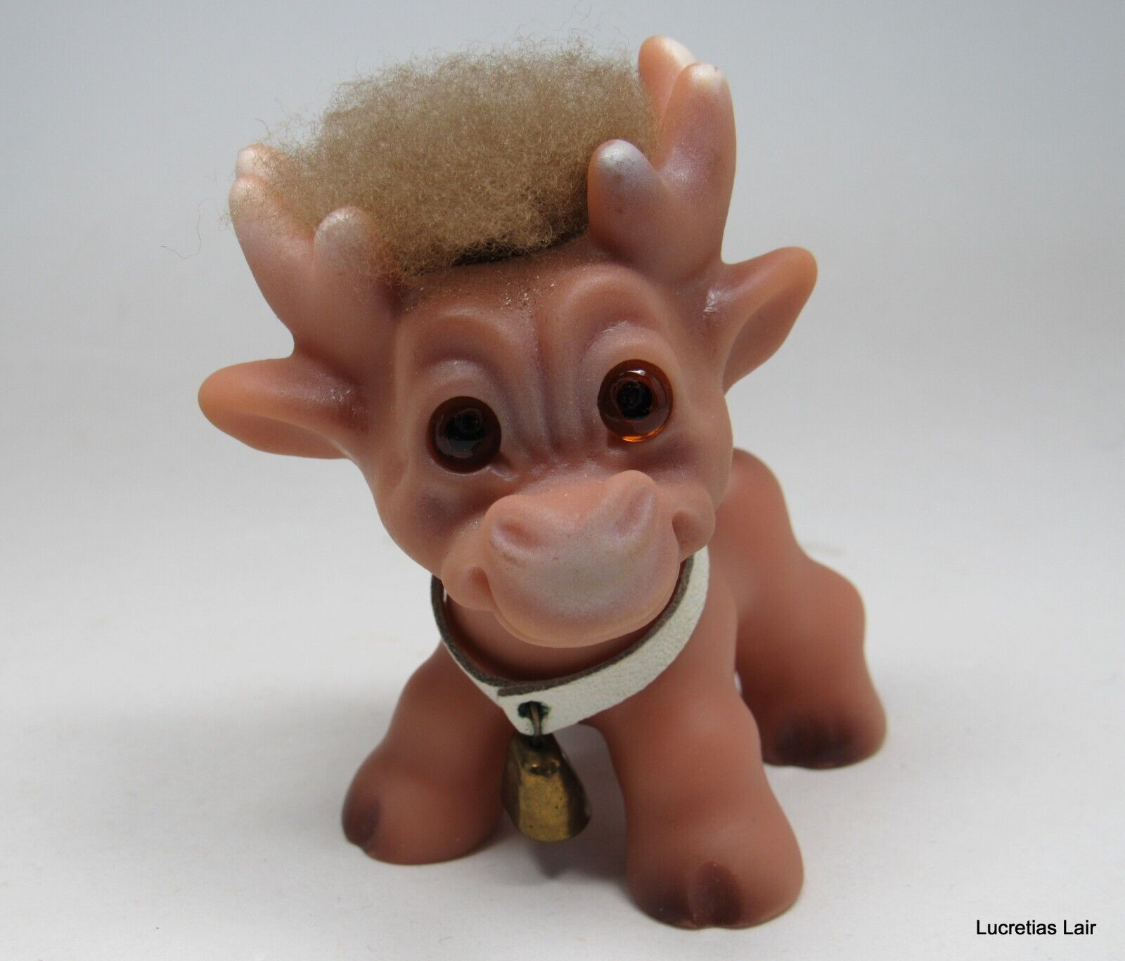 Dam HTF Vintage 1960's Reindeer Troll Doll ~All Original