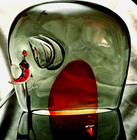 Antonio Da Ros For Gino Cenedese & Figlio Elephant With Summerso/cont. Bubble