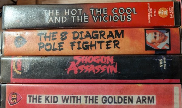 Vintage Martial Arts 11 VHS Lot - Classic Kung Fu, Shaw Brothers, & More - Rare