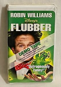 Disney's Flubber VHS Video Screener Robin Williams Promo Tape Demo Clamshell