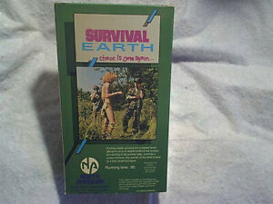 SURVIVAL EARTH VHS MOVIE,RARE SCIENCE FICTION,Nancy Cser,Jeff Holec c williams