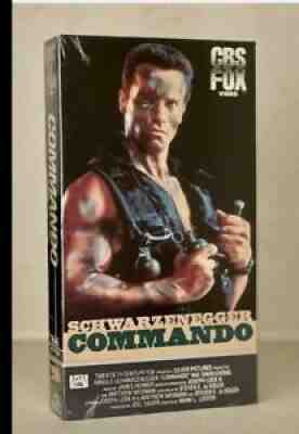 Commando VHS ð??¼ Factory Sealed 1st Print? NOS New CBS/Fox Arnold Schwarzenegger