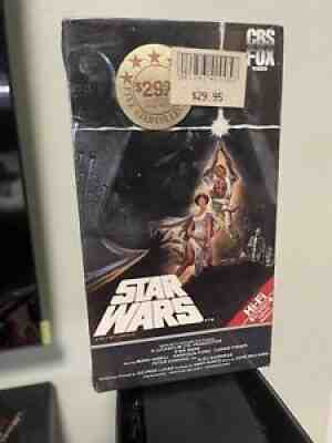 Star Wars 1984 VHS (NEW SEALED) RARE ORIGINAL CBS FOX VIDEO HI-FI RED LABEL