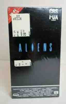 SEALED VHS Aliens 1st Press 1987 Stereo Red Label Side UPC CBS/FOX