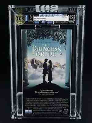 VHS The Princess Bride IGS 8.0-8.5 MINT 1988 Westley & Buttercup / Rob Reiner