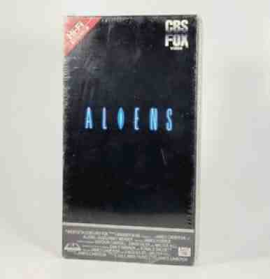 *NEW/FACTORY SEALED VHS Aliens 1st Press 1987 Stereo Red Label Side UPC CBS/FOX