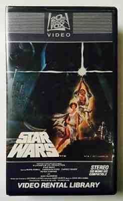 Star Wars 1982 First Original Release VHS - with Matching Numbers (eb2)