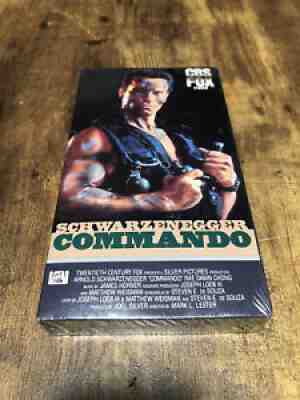 Commando Vhs Mint Sealed HTF OOP CBS FOX