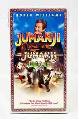 Vintage 90â??s JUMANJI Movie VHS Tape Factory Sealed w/ Slipcover! Robin Williams