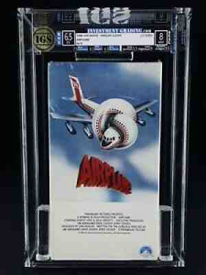 VHS Airplane! IGS 6.5-8.0 NM 2nd Press 1988 Comedy - Whatâ??s Our Vector, Victor?