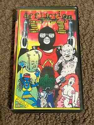 AFFLICTION Mark Hejnar ORIGINAL VHS - full force frank gg allin mike diana RARE