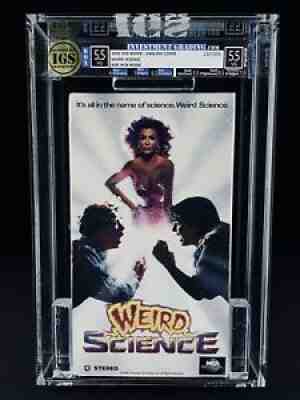 VHS Weird Science IGS 5.5-5.5 VG 2nd Press 1992 Cult 80â??s Comedy MCA John Hughes