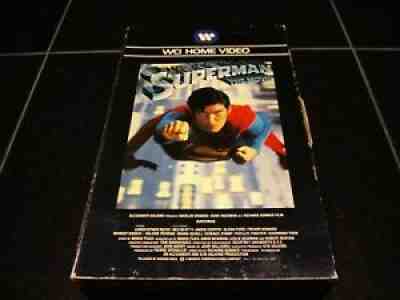 Superman (The Movie) / WCI Home Video / 1979 / Big Box / VHS / First Press