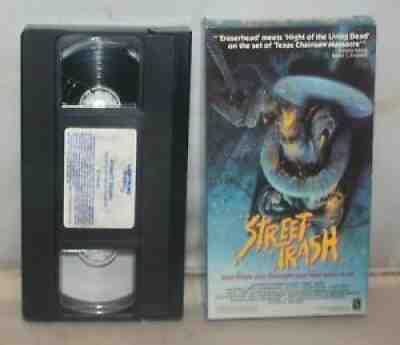 Street Trash Lightning Pictures VHS 1987 Bill Chepil Jane Arakawa Vic Noto