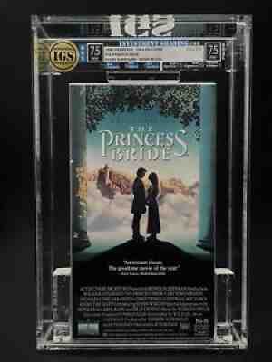 VHS The Princess Bride IGS 7.5-7.5 NM 1st Press 1988 Nelson / 20th Century Fox