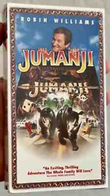VHS ð??¼ Factory Sealed NOS New - JUMANJI - Slip cover - Rare