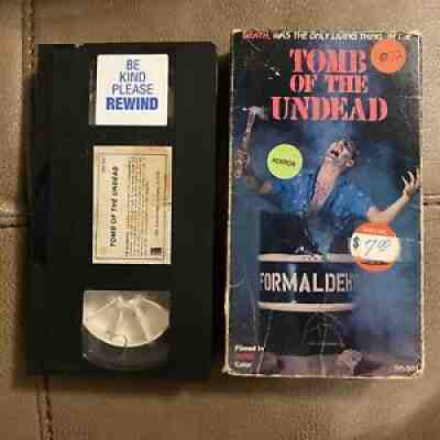 Tomb Of The Undead VHS 1985 Silvermine Video OOP HTF Zombie RARE Horror