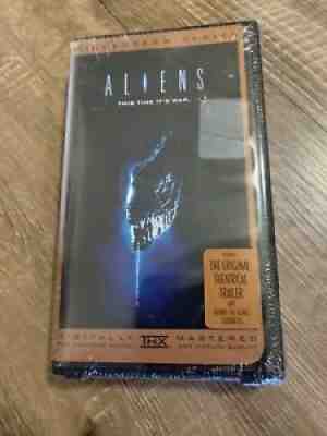 New Factory Sealed Rare 97 Widescreen THX Aliens VHS Blue P 1st Press 8616 HTF