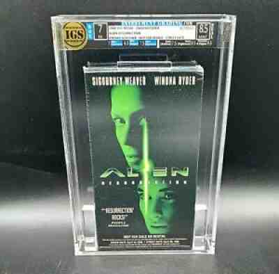 IGS 7-8.5mint - Alien Resurrection 1998 Promo NFR Not For Resale VHS Sealed