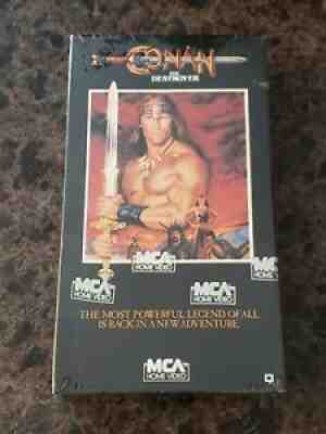 BRAND NEW Conan the Destroyer (VHS, 1984) Arnold Schwarzenegger RARE Sealed OOP