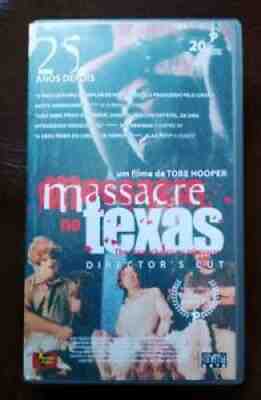 The Texas Chainsaw Massacre . Tobe Hooper 1st PORTUGAL VHS SLASHER HORROR