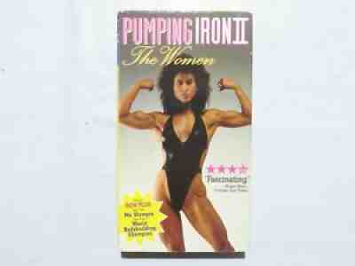 PUMPING IRON II THE WOMEN Rachel McLish 1985 1996 VHS VERY RARE X2