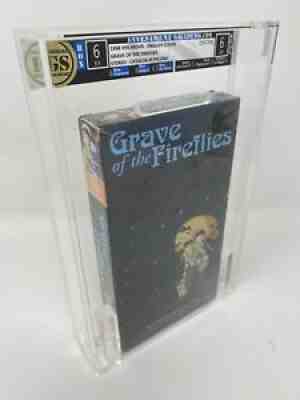 GRAVE OF THE FIREFLIES - Ghibli VHS ULTRA RARE English Copy - IGS Graded 6-6