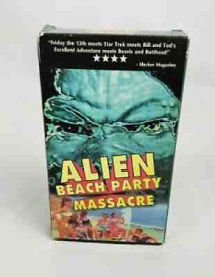 Alien Beach Party Massacre Vhs rare horror